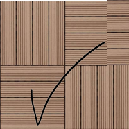 Light Yellow WPC Decktile