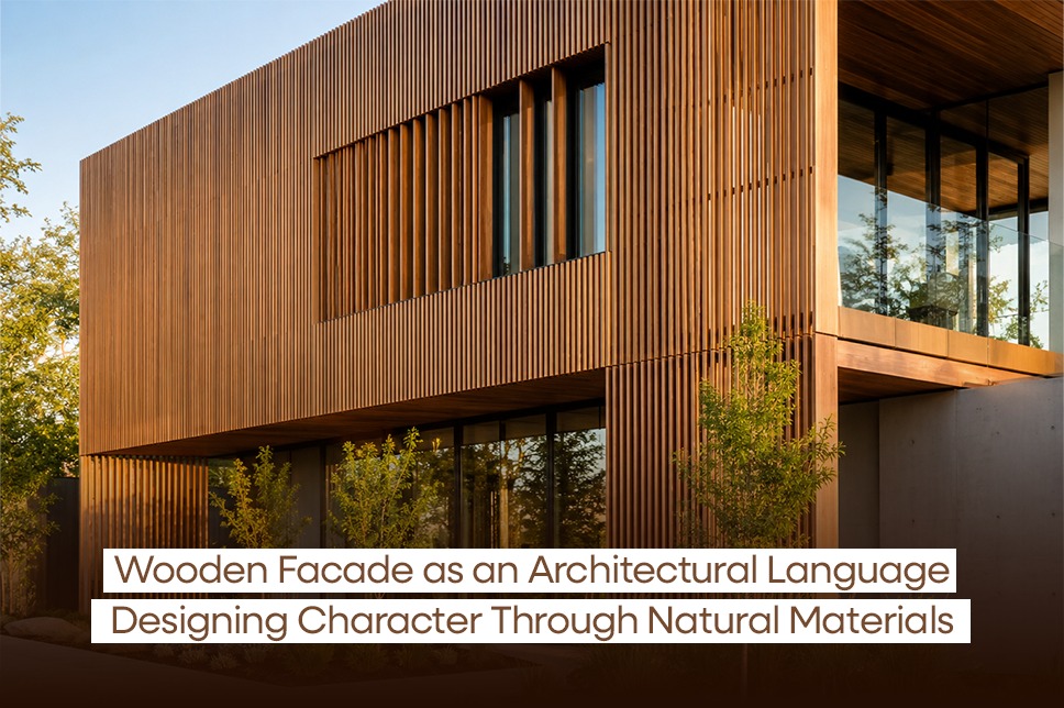 Wooden Facade as an Architectural Language: Designing Character Through Natural Materials