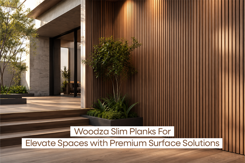 Woodza Slim Planks For Elevate Modern Spaces with Premium Surface Solutions