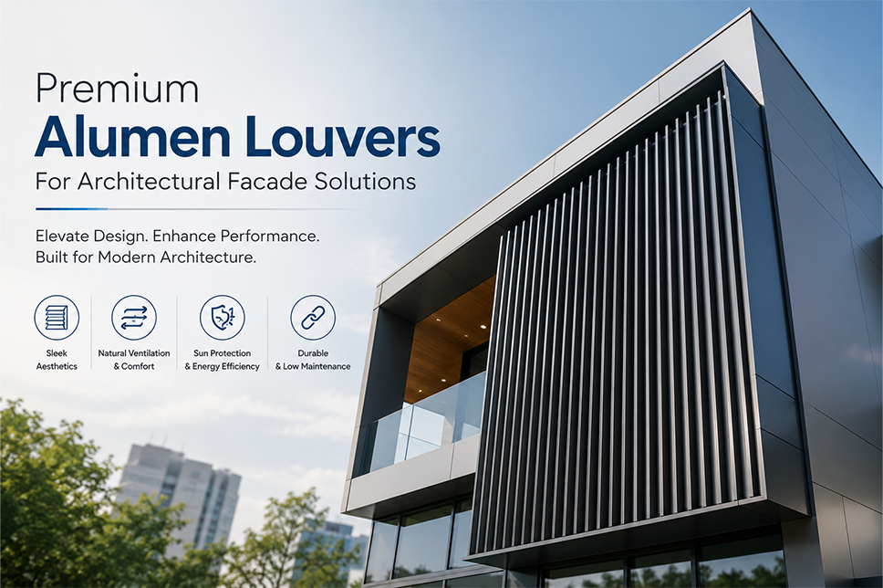 Premium Alumen Louvers for Modern Architectural Facade Solutions